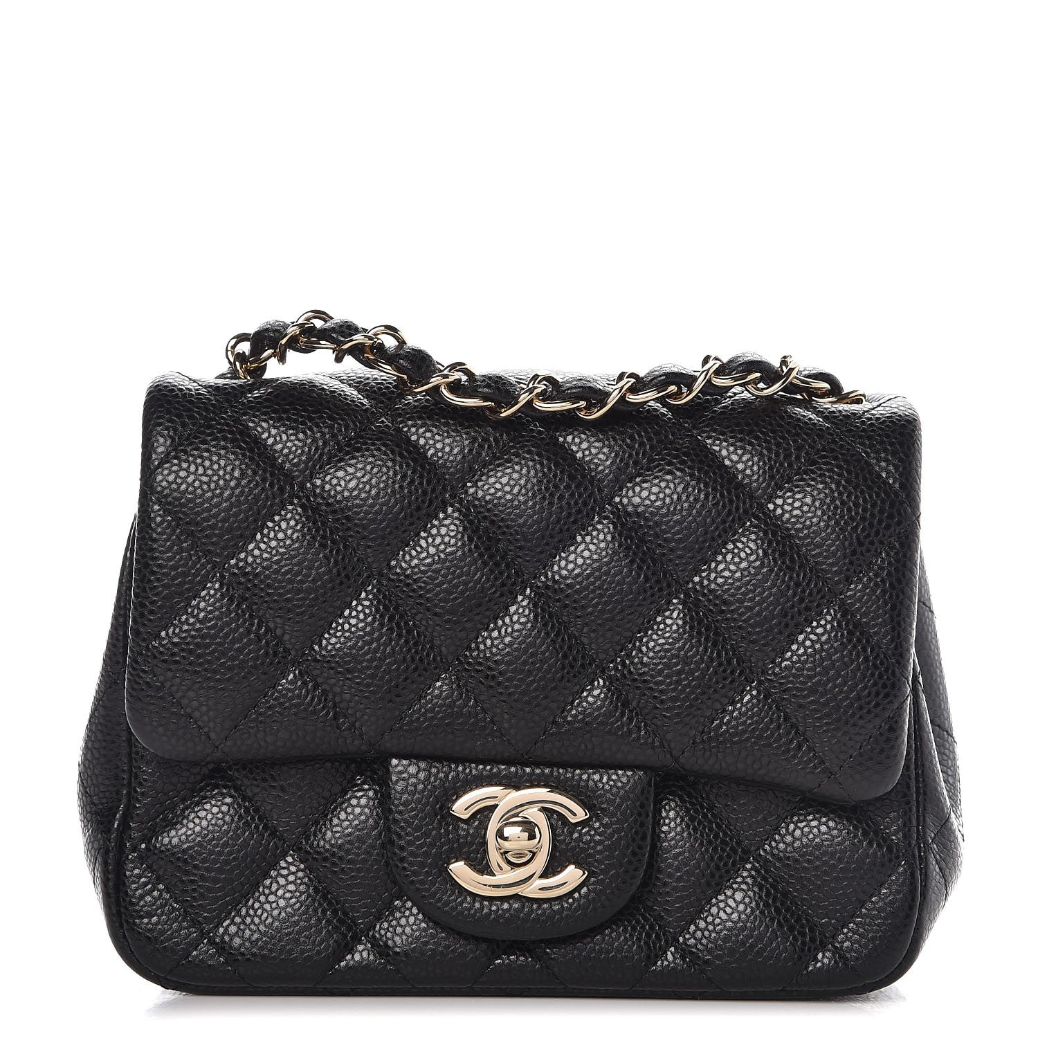 Chanel Caviar Quilted Mini Square Flap Black 1 of 8