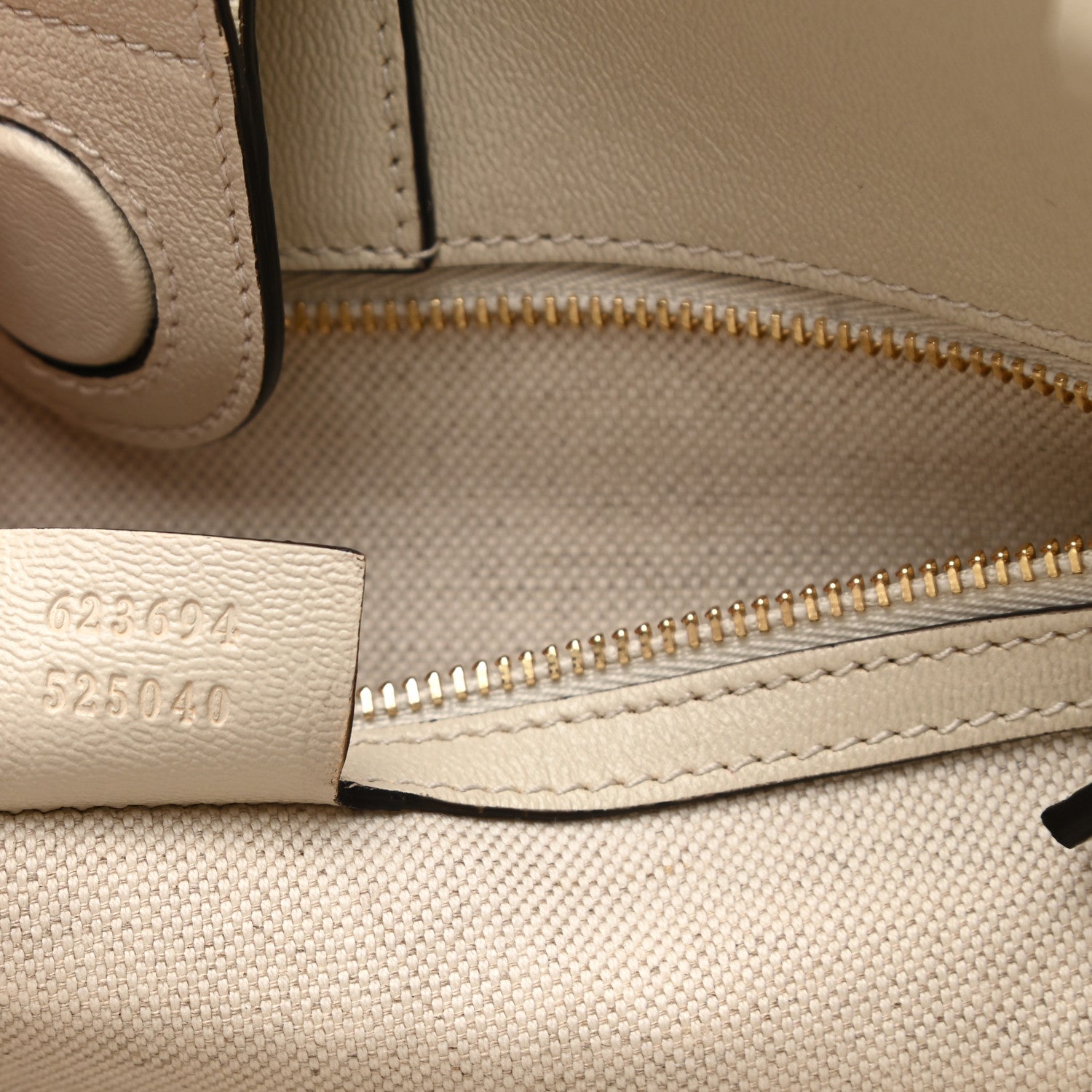Gucci Monogram New Sakai Calfskin Lux Horsebit 1955 Tote Beige Ebony Mystic White 7 of 10