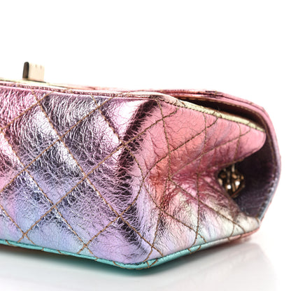 Chanel Metallic Goatskin Quilted Mini 2.55 Reissue Flap Multicolor 7 of 11