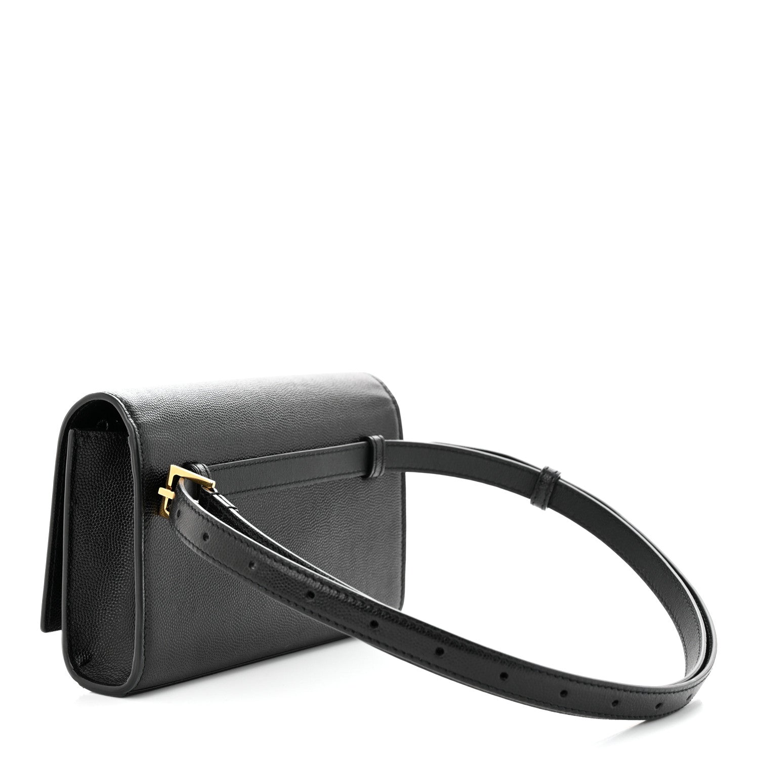 Saint Laurent Grain De Poudre Monogram Kate Belt Bag Black 3 of 9