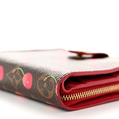Louis Vuitton Monogram Cerises Compact Zippe Wallet 9 of 10