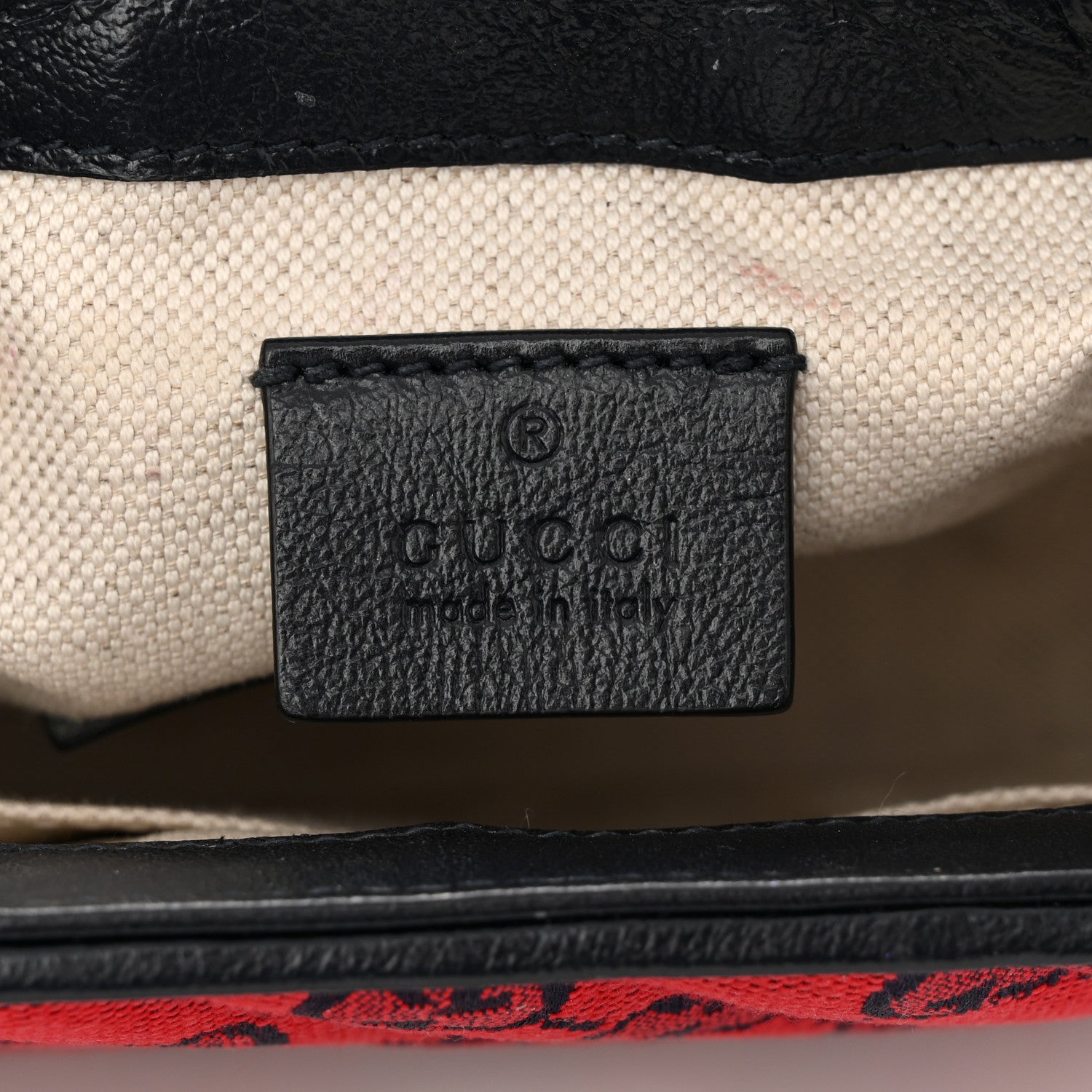 Gucci Monogram Multicolor Matelasse Diagonal Mini GG Marmont Top Handle Shoulder Bag Red Blue 6 of 12