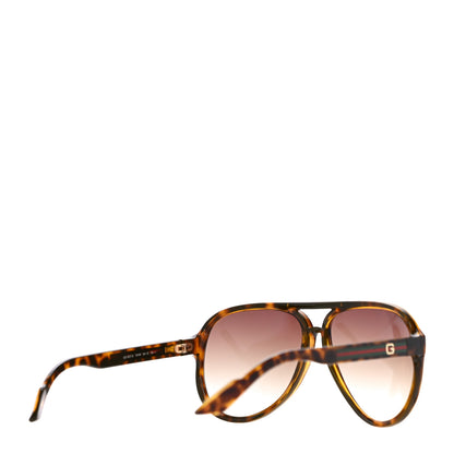 Gucci Acetate Polarized Web Aviator Sunglasses GG 1065/ S Tortoise 3 of 6