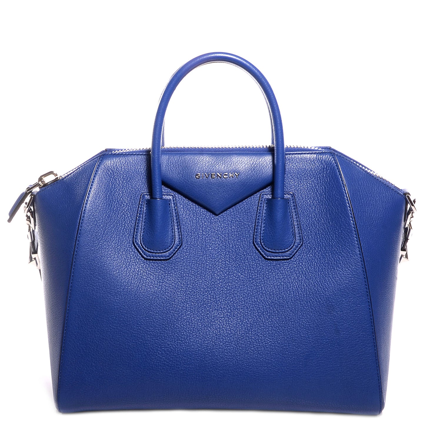 Sugar Goatskin Medium Antigona Royal Blue