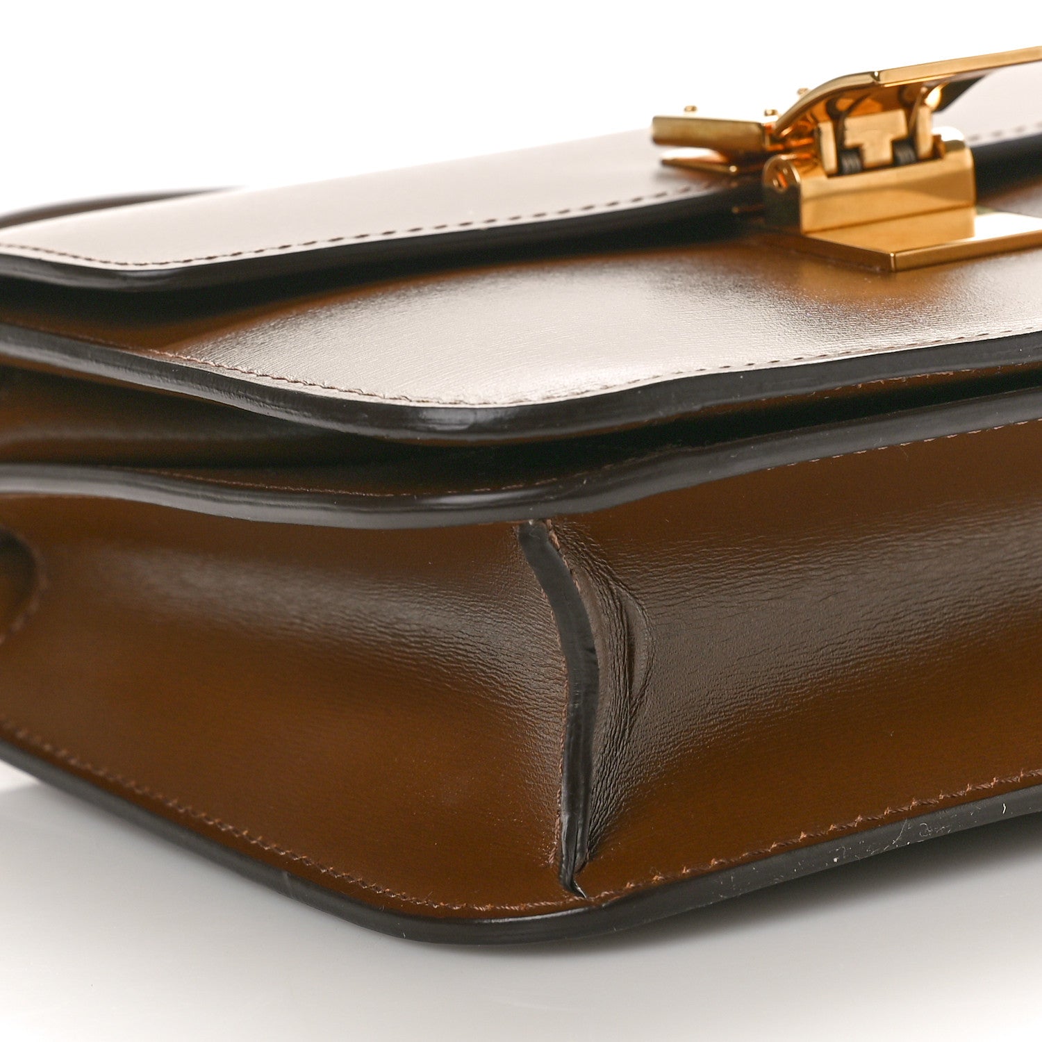 Celine Box Calfskin Teen Classic Box Flap Bag Camel 9 of 11