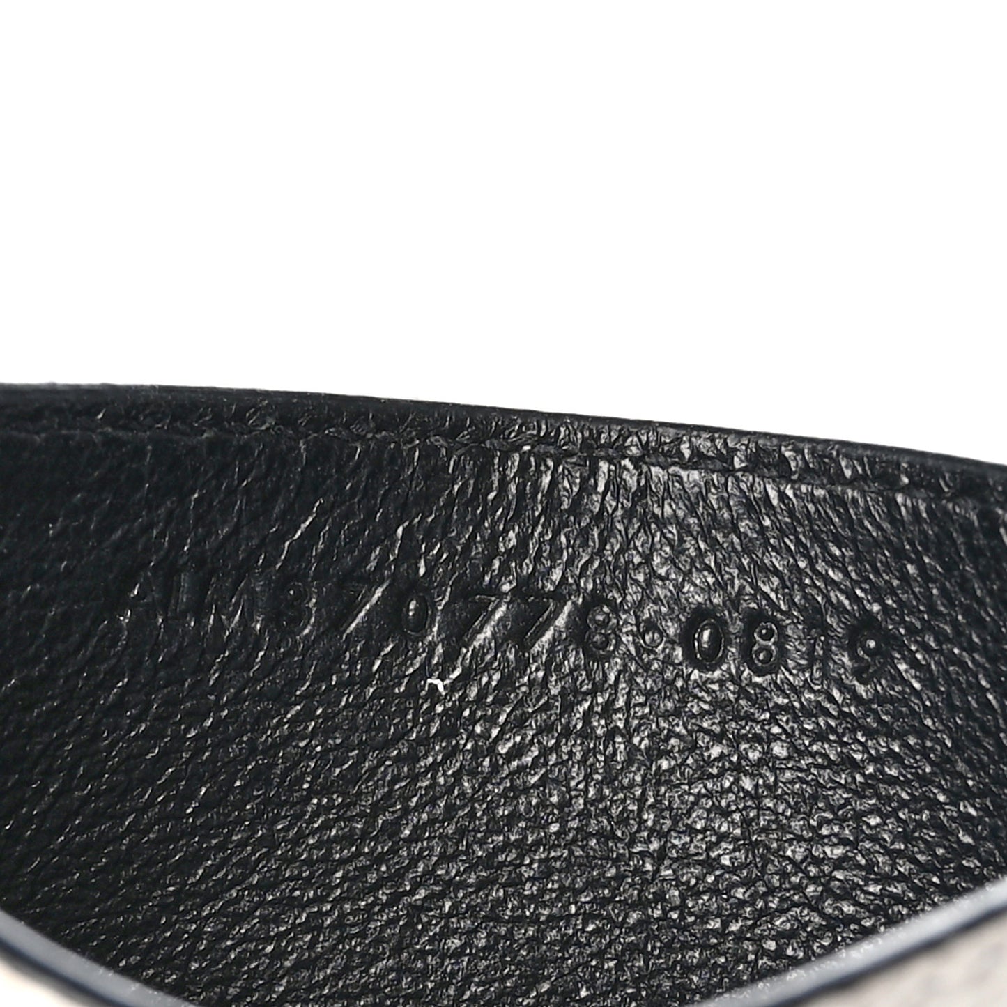 Grain De Poudre Geo Print Card Case White Black