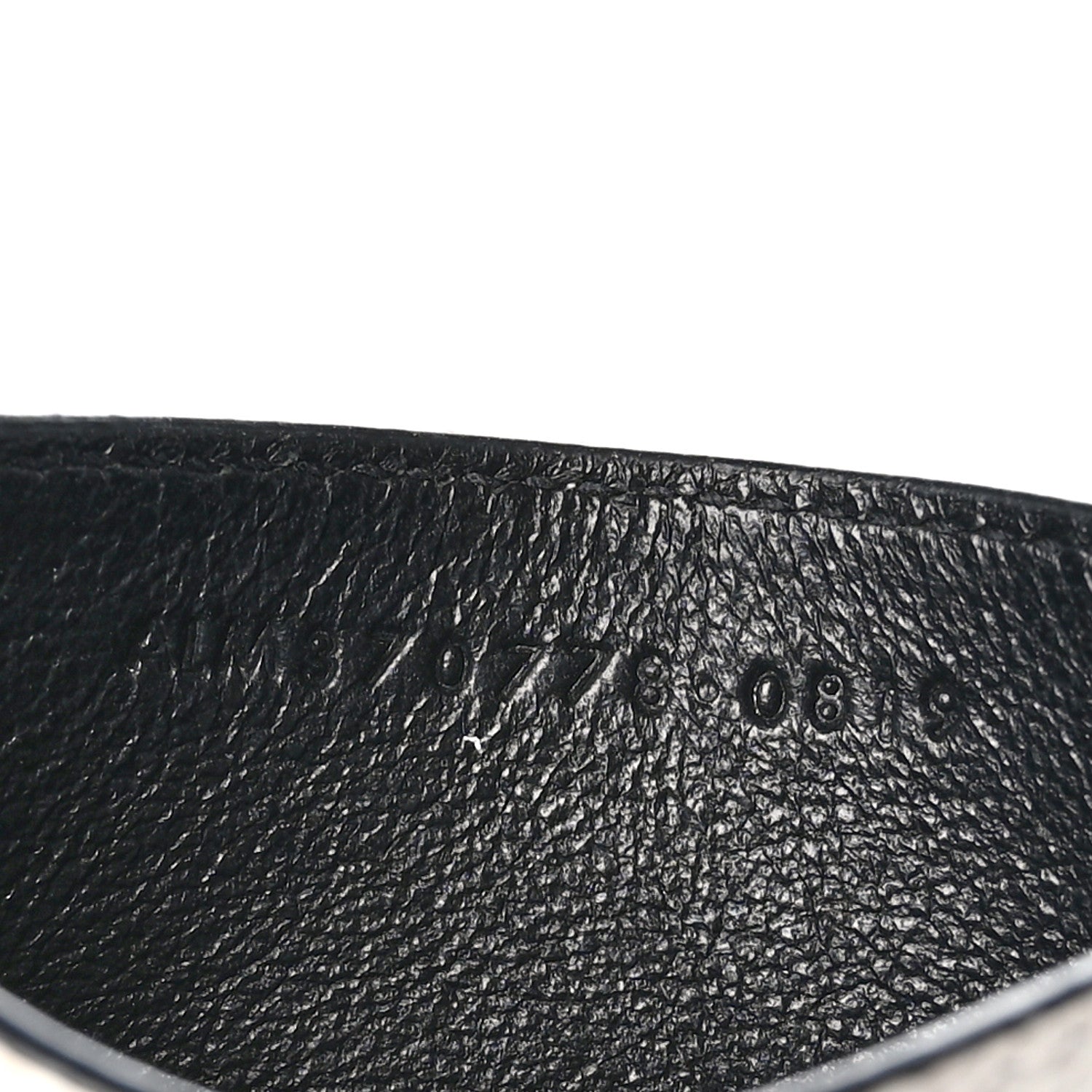 Saint Laurent Grain De Poudre Geo Print Card Case White Black 9 of 10