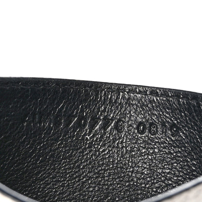 Saint Laurent Grain De Poudre Geo Print Card Case White Black 9 of 10