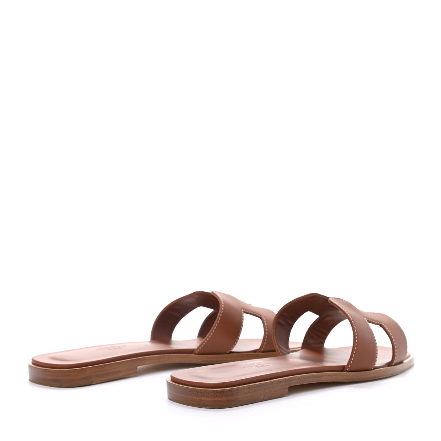 Box Calfskin Oran Sandals 37 Gold