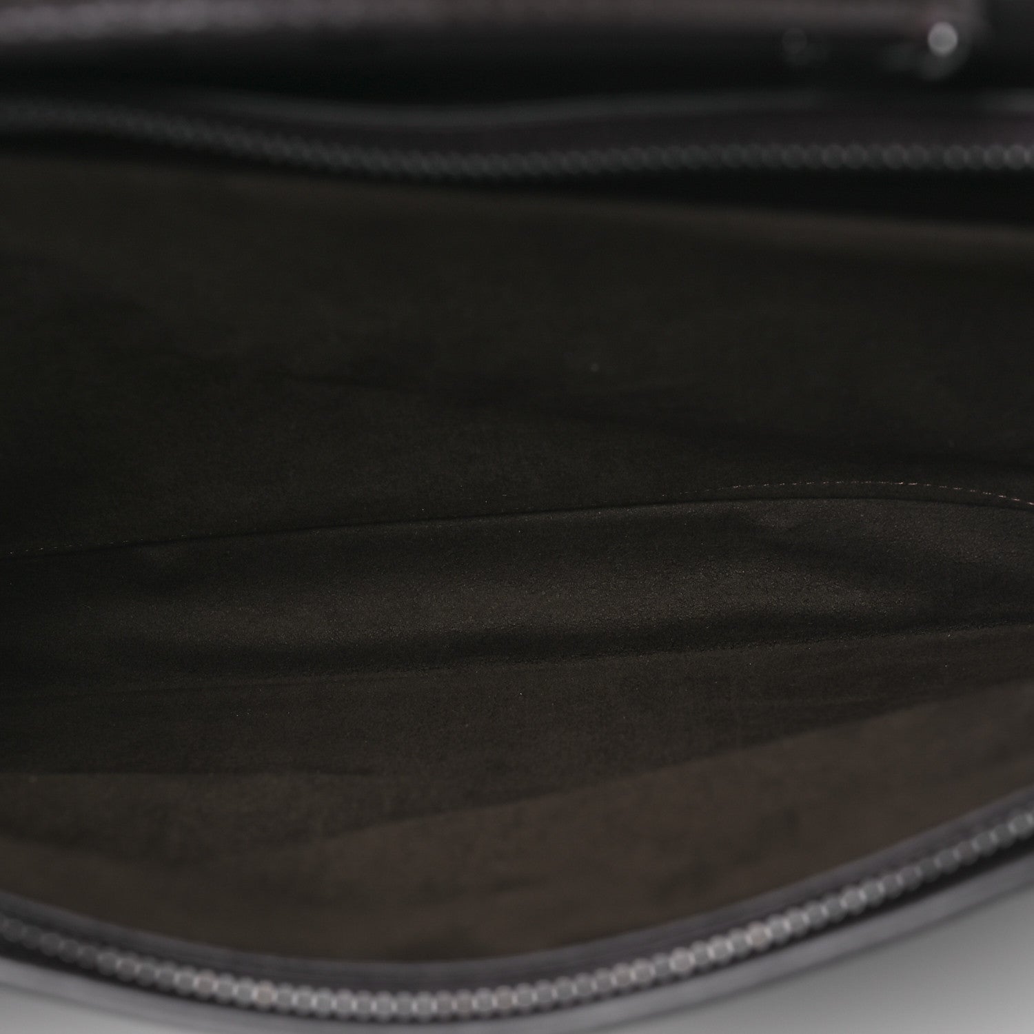 Fendi Cuoio Romano Vitello Cover Glazed Fabric Bi-Color FF 1974 Medium Peekaboo I SEE U Satchel Dark Brown 7 of 16