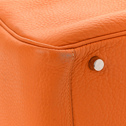 Hermes Taurillon Clemence Lindy 30 Orange 11 of 13