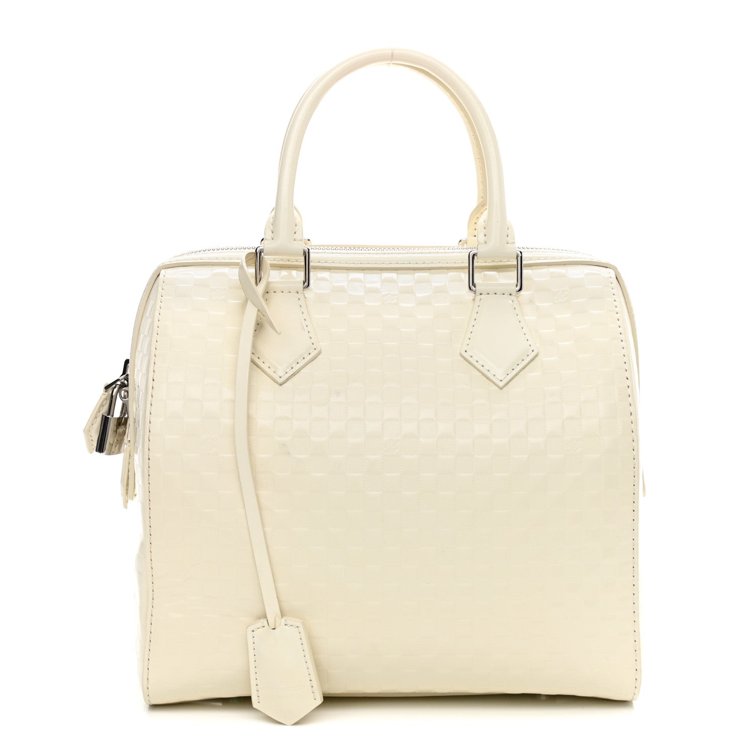 Louis Vuitton Damier Facette Speedy Cube MM Creme 1 of 9