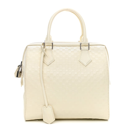 Louis Vuitton Damier Facette Speedy Cube MM Creme 1 of 9
