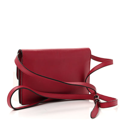 Gucci Calfskin Icon Wallet Dark Pink 3 of 9