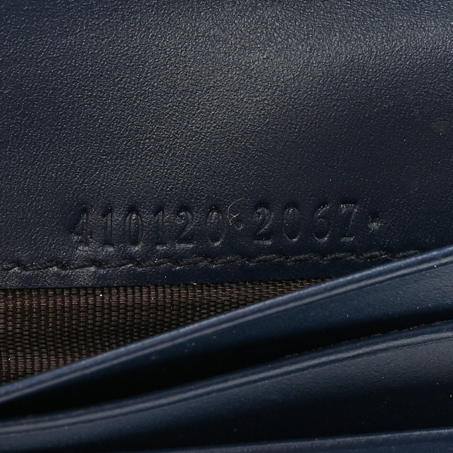 Guccissima Card Case Wallet Blue