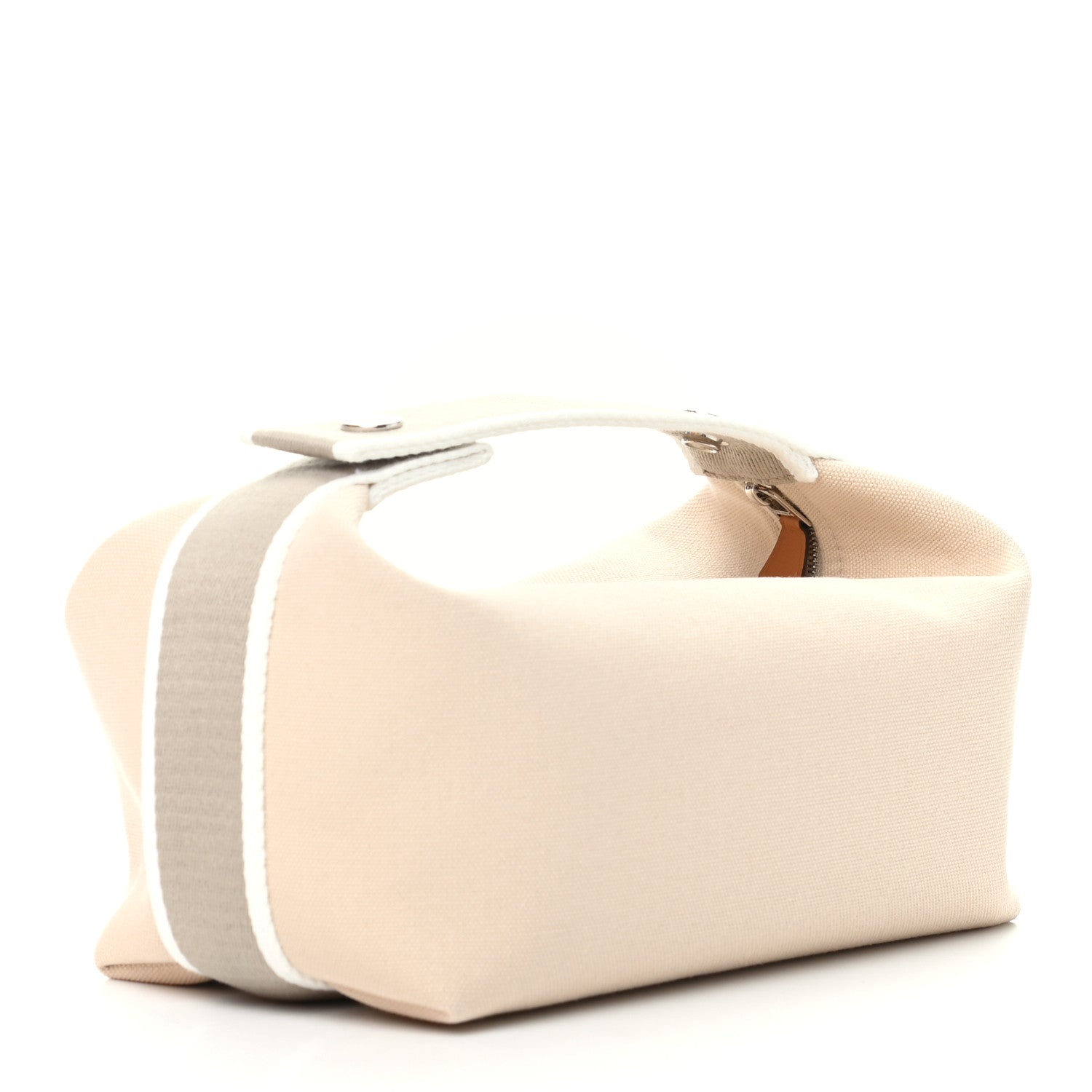 Hermes Canvas Small Bride-A-Brac Pouch Natural 3 of 7