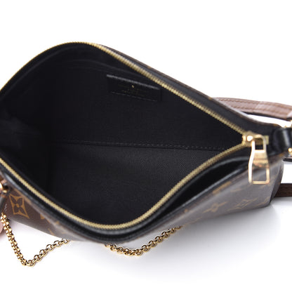 Louis Vuitton Monogram Pallas Clutch Black 5 of 10
