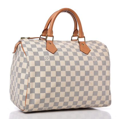 Louis Vuitton Damier Azur Speedy 30 3 of 10