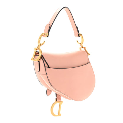 Christian Dior Goatskin Mini Saddle Bag Rose Des Vent 3 of 12