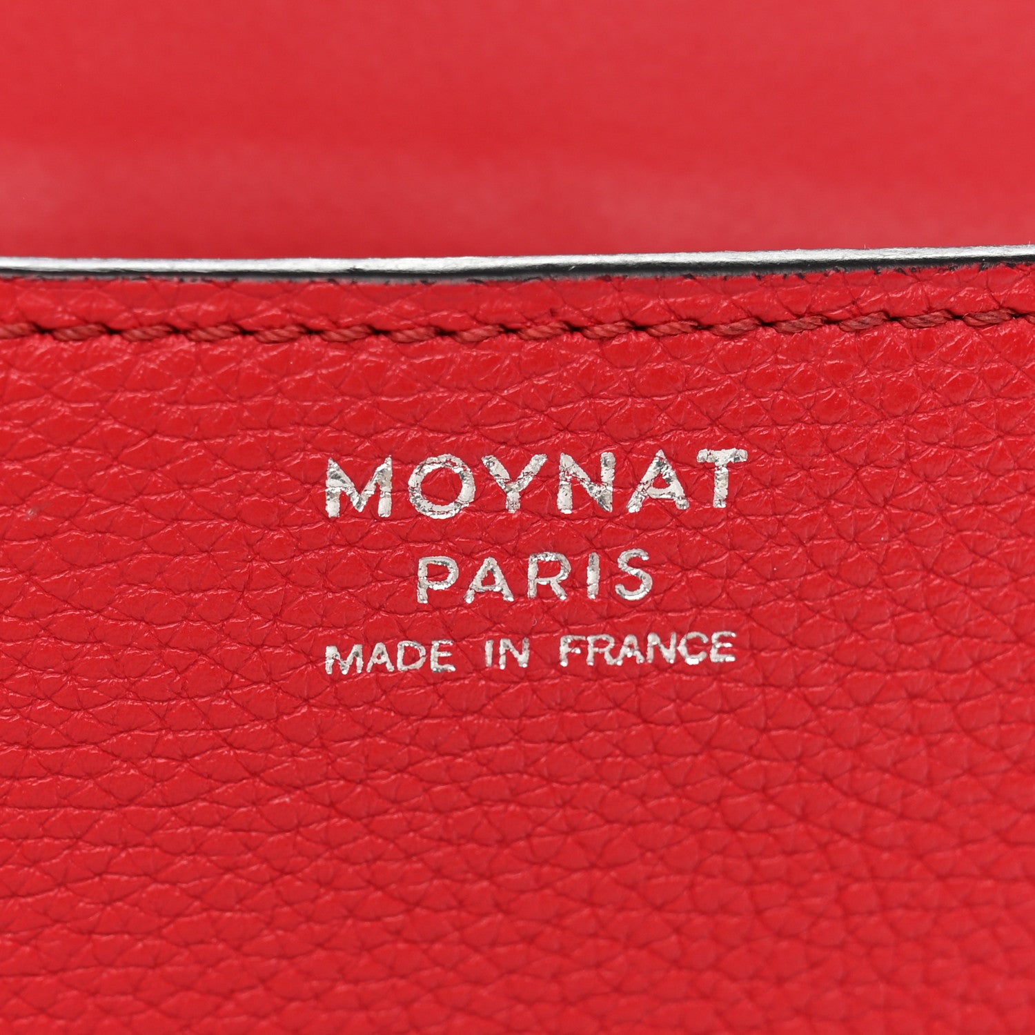 Moynat Taurillon Blush Calfskin Gabby MM  Red 5 of 11