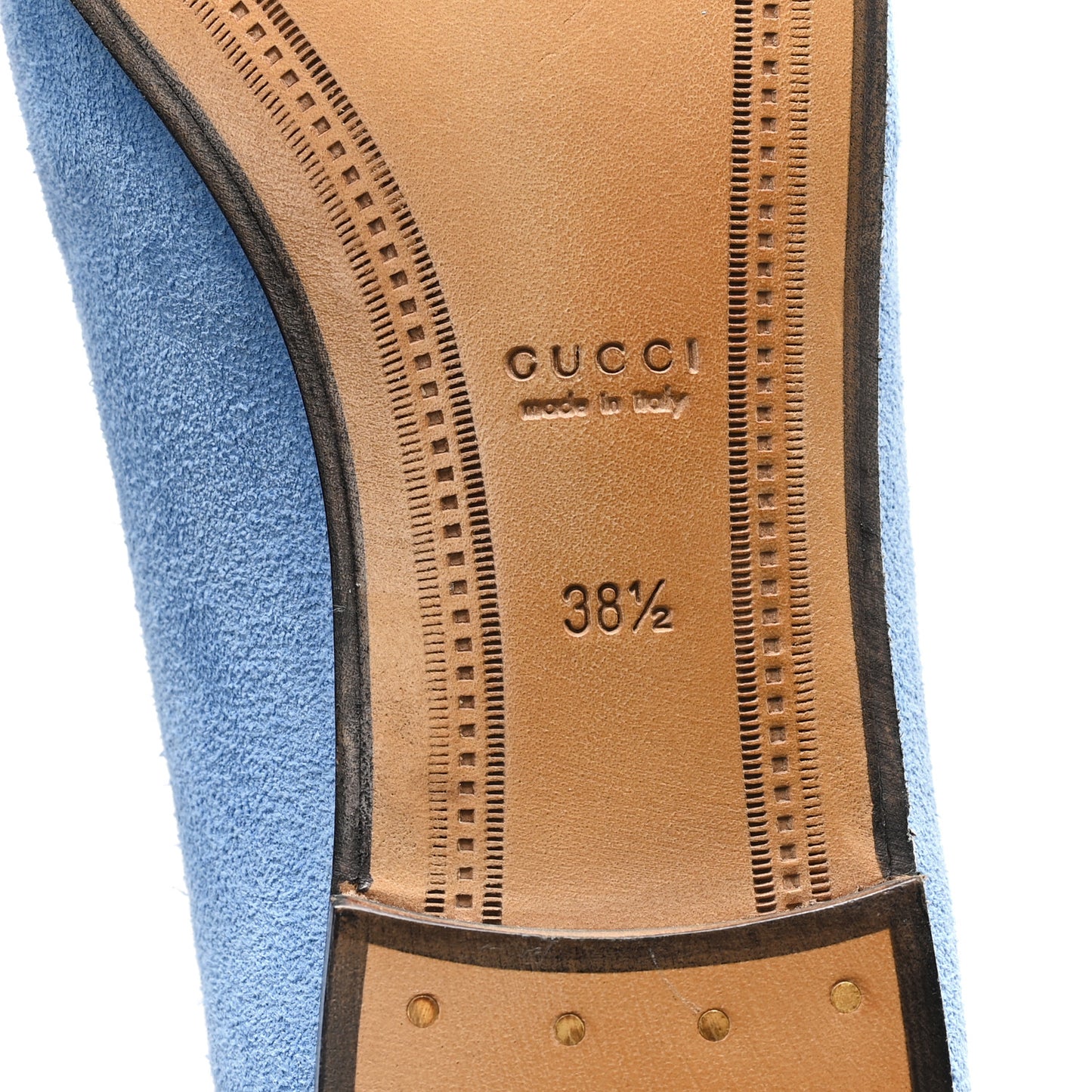Suede Horsebit Womens Jordaan Loafers  38.5 Glacial Blue