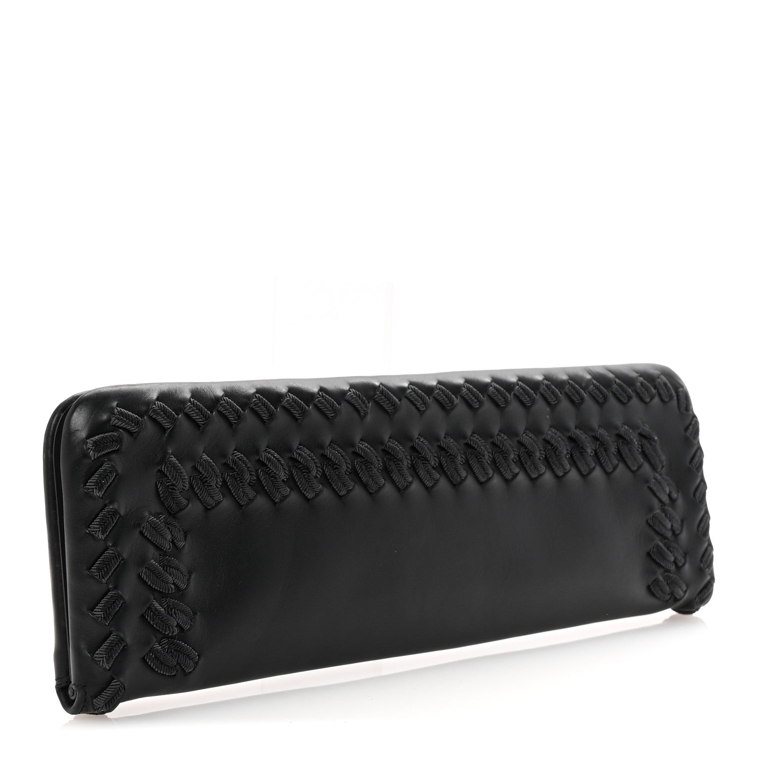 Bottega Veneta Nappa Intrecciato Long Clutch Black 3 of 6