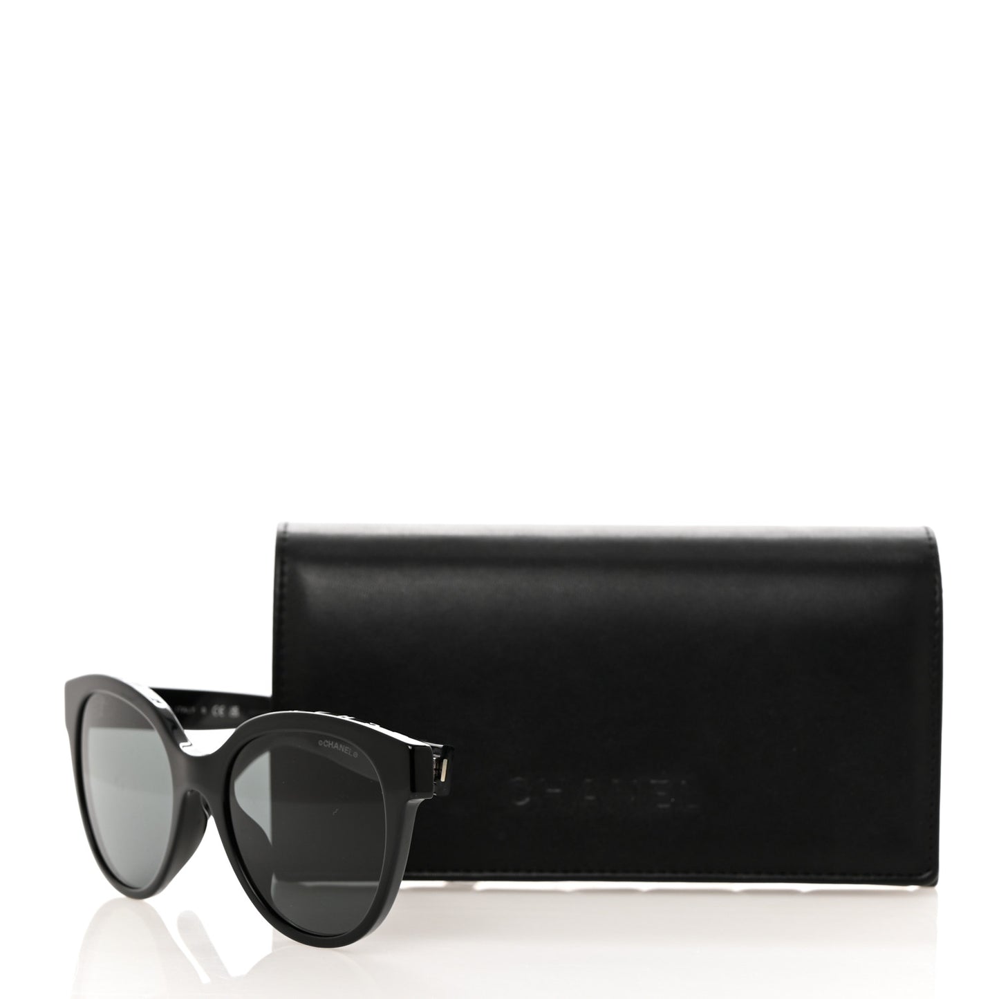 Acetate CC Butterfly Sunglasses 5414-A Black