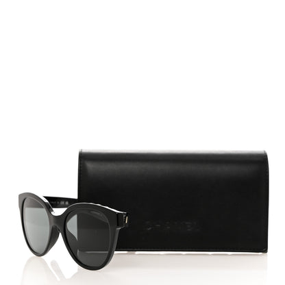 Chanel Acetate CC Butterfly Sunglasses 5414-A Black 9 of 9