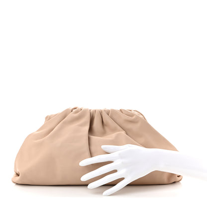 Bottega Veneta Smooth Butter Calf The Pouch Oversized Clutch Nude 2 of 10