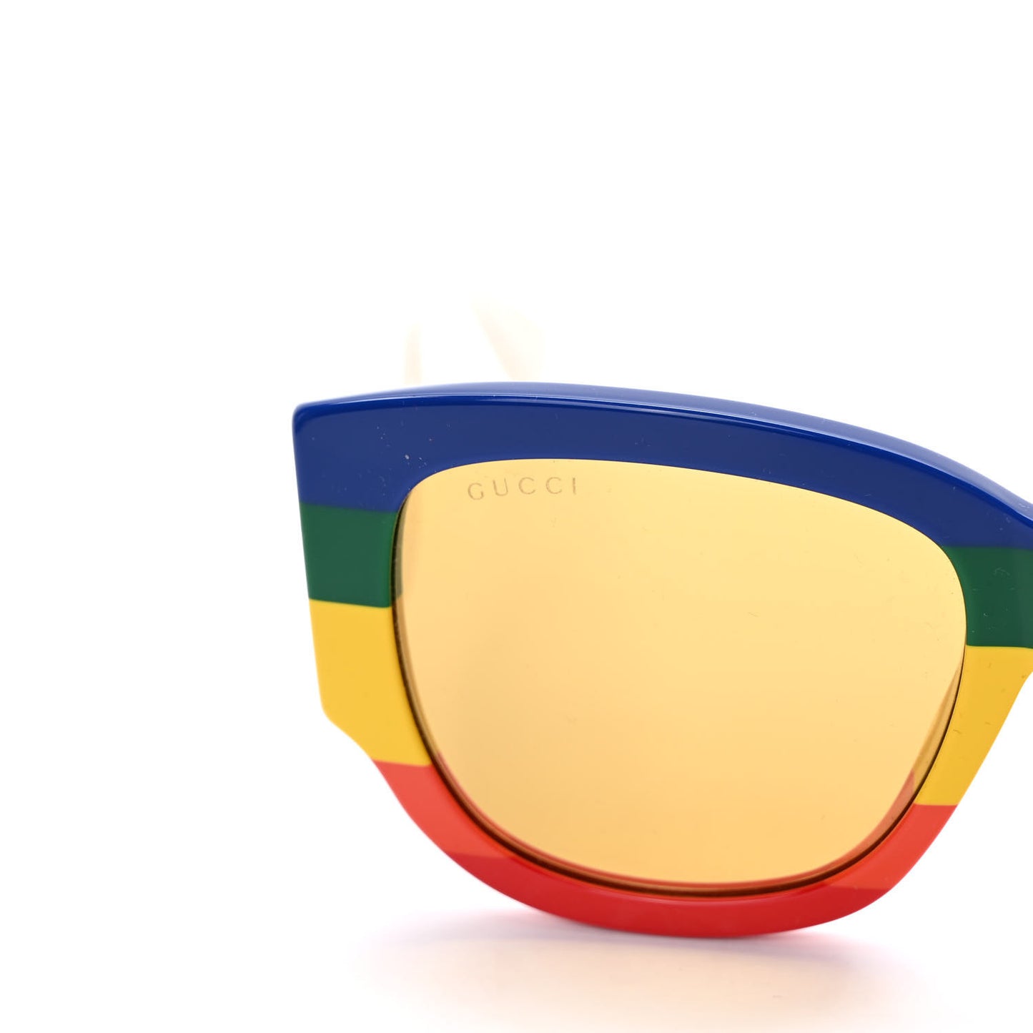 Acetate Web Oversized Frame Rectangle Sunglasses GG0276S Multicolor