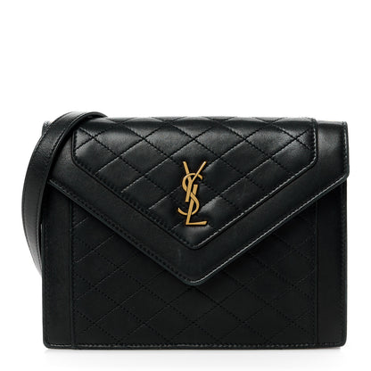 Saint Laurent Lambskin Quilted Mini Gaby Satchel Black 1 of 13