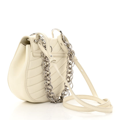 Chloe Calfskin Quilted Mini Drew Bijou Shoulder Bag Natural White 3 of 11
