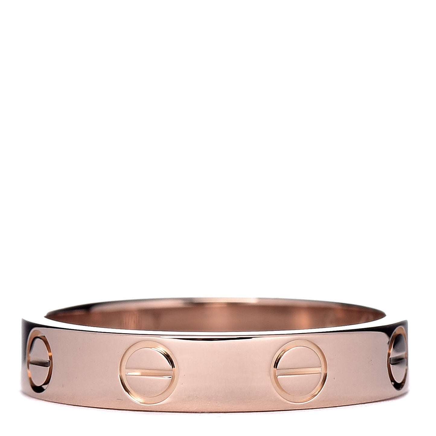 18K Pink Gold 3.5mm LOVE Wedding Band Ring 50 5.25