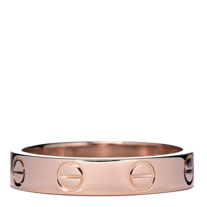 Cartier 18K Pink Gold 3.5mm LOVE Wedding Band Ring 50 5.25 3 of 5