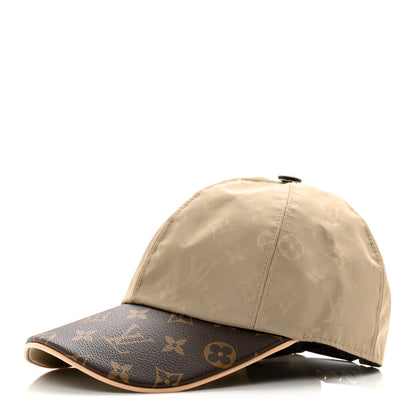 Louis Vuitton Monogram Polyester Silk LV Get Ready Cap M Beige 1 of 7