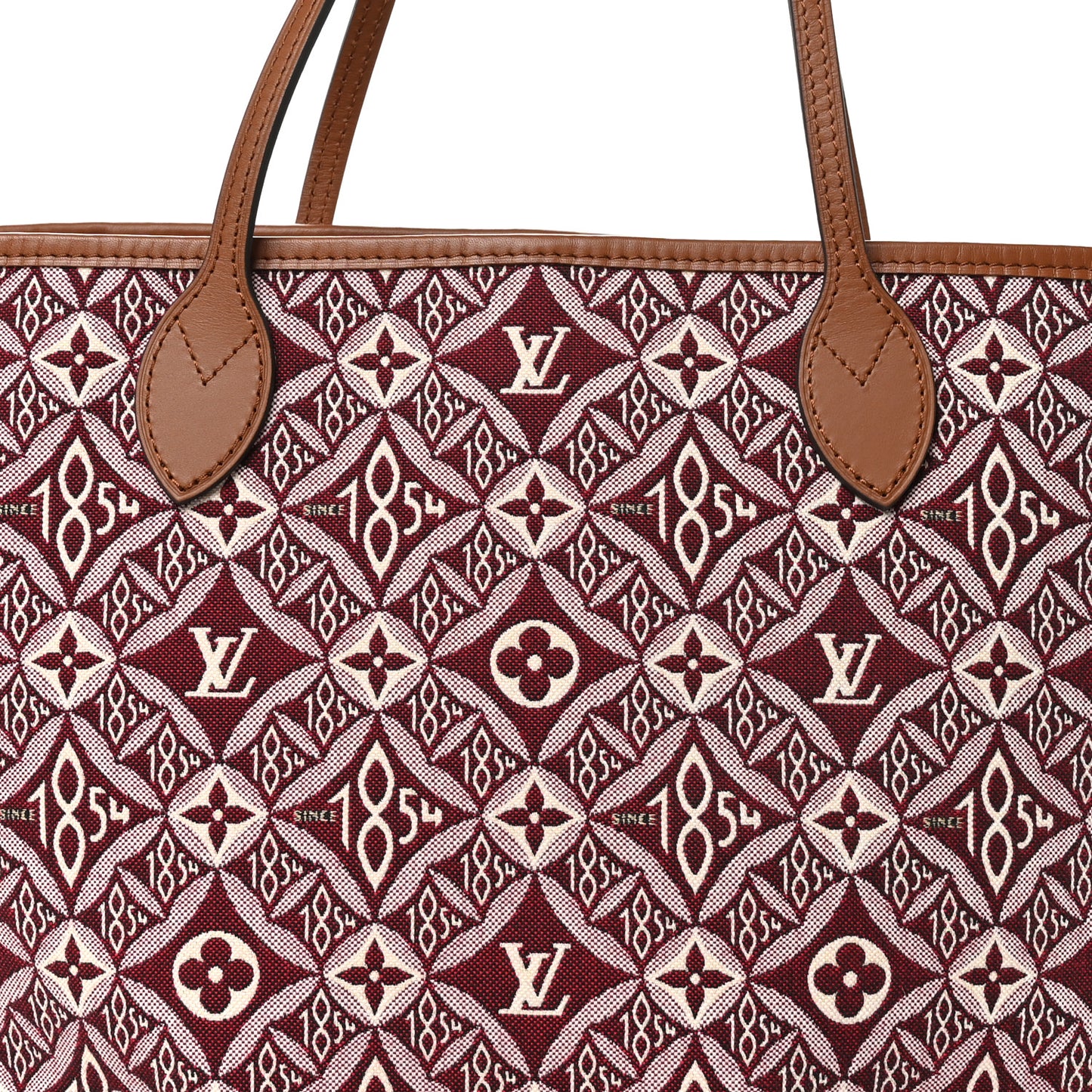 Jacquard Since 1854 Neverfull MM Bordeaux