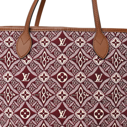 Louis Vuitton Jacquard Since 1854 Neverfull MM Bordeaux 8 of 10