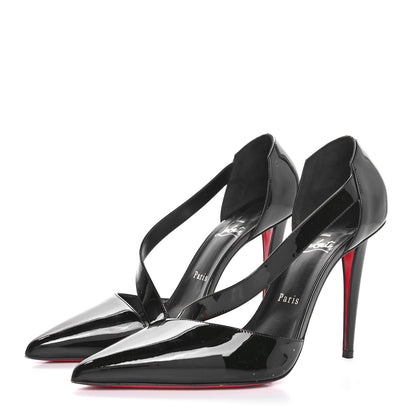 Christian Louboutin Patent Astrid 100 Pumps 39.5 Black 4 of 9