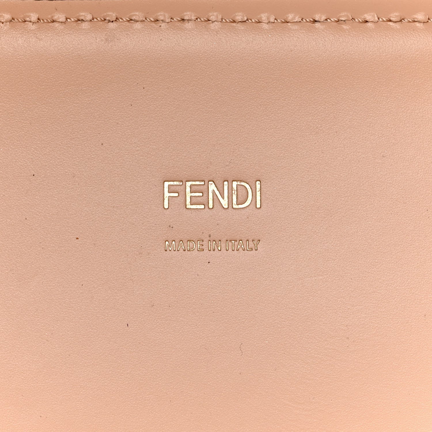 Fendi Vitello King Plexiglass Logo Embossed Medium Fendi Sunshine Shopper Tote Light Rose 6 of 13