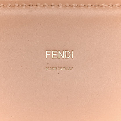 Fendi Vitello King Plexiglass Logo Embossed Medium Fendi Sunshine Shopper Tote Light Rose 6 of 13