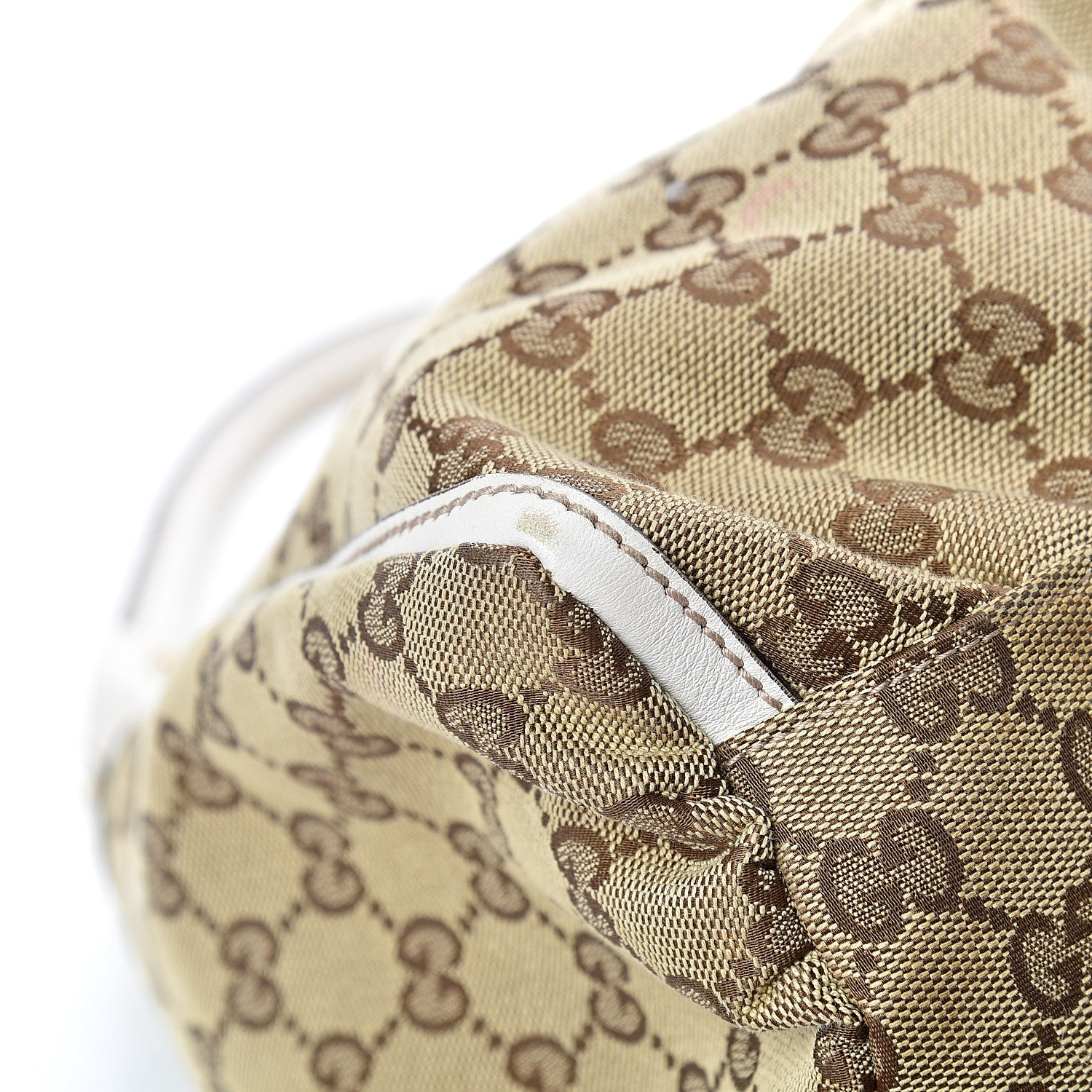 Gucci Monogram Large D Gold Hobo Off White 8 of 14