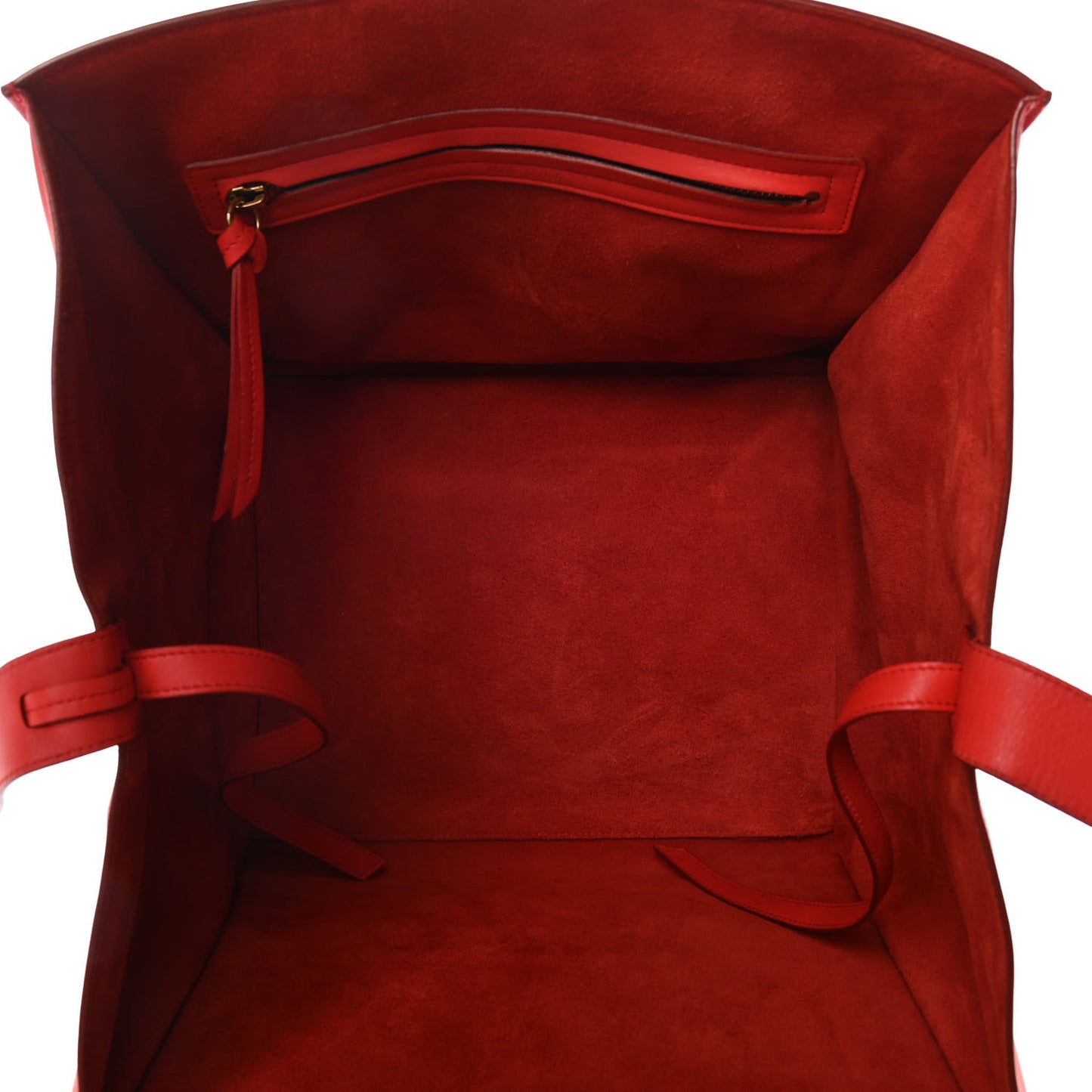 Supple Calfskin Medium Phantom Luggage Vermillion