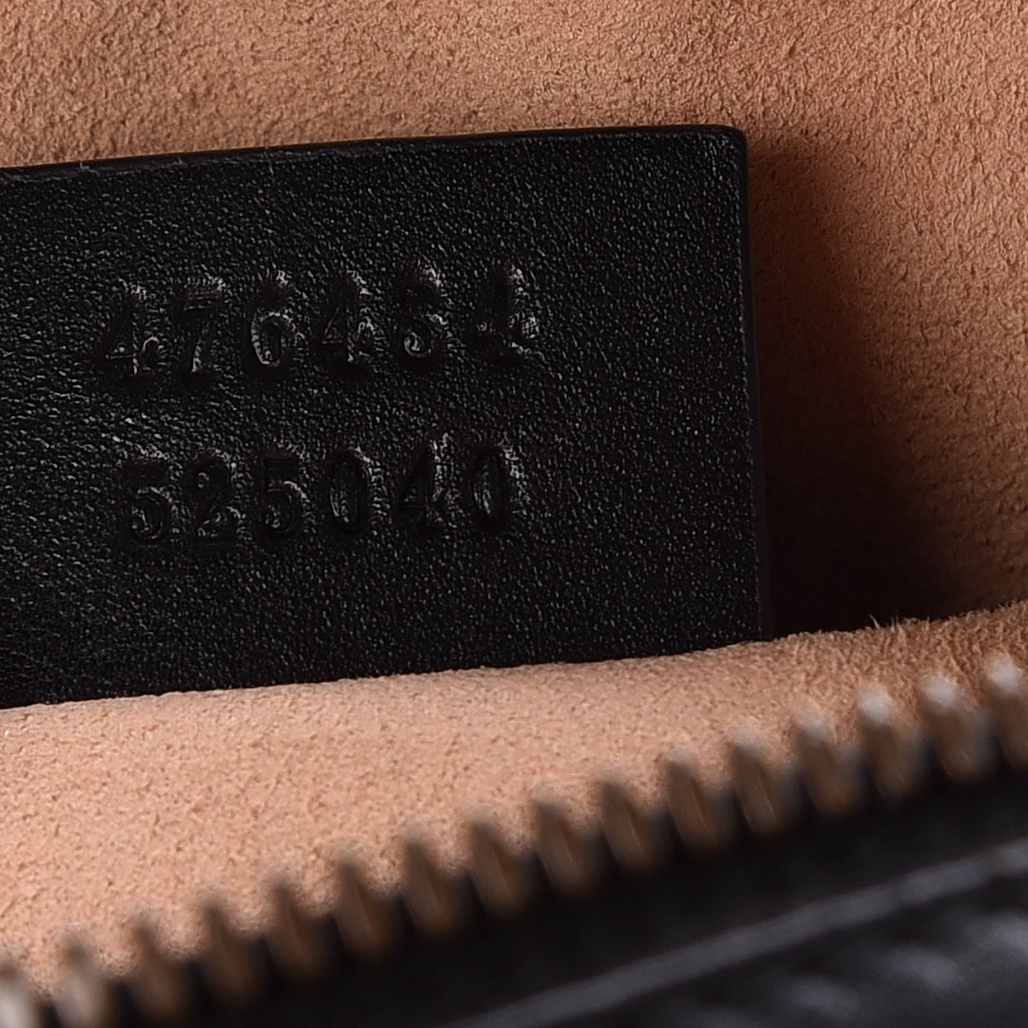 Gucci Calfskin Matelasse GG Marmont Belt Bag 85 34 Black 7 of 10