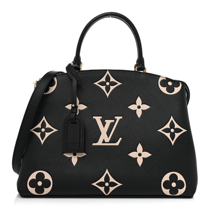 Louis Vuitton Empreinte Monogram Giant Grand Palais Black Beige 1 of 10