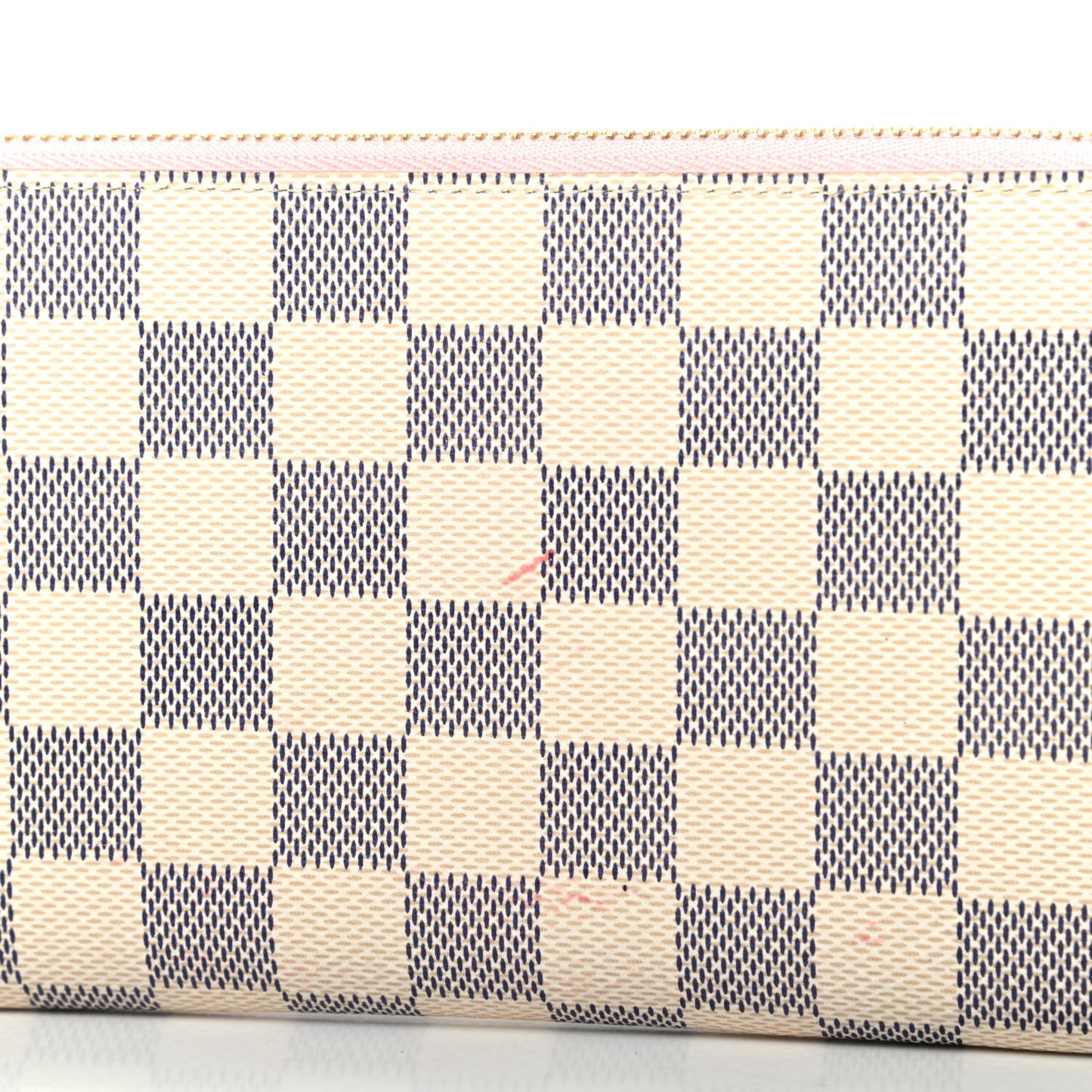 Damier Azur Zippy Wallet Rose Ballerine