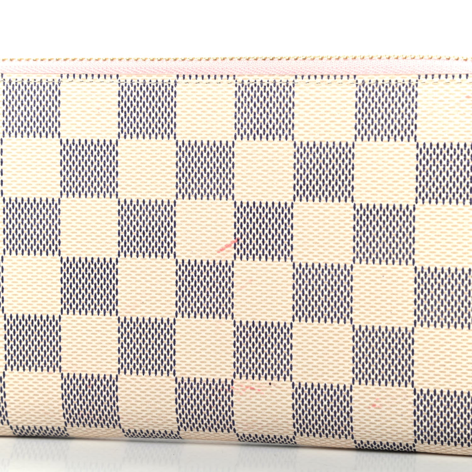 Louis Vuitton Damier Azur Zippy Wallet Rose Ballerine 10 of 10