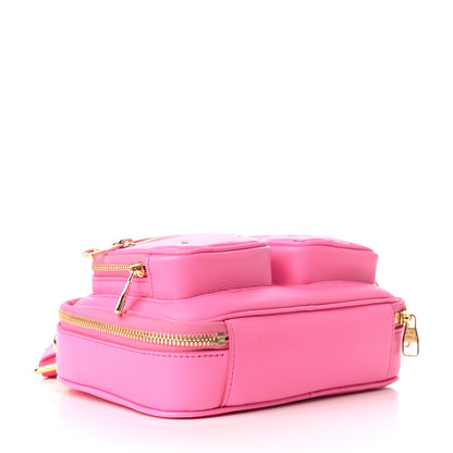 Louis Vuitton Calfskin Embossed Monogram Vuittamins Utility Crossbody Rose Violet 4 of 11
