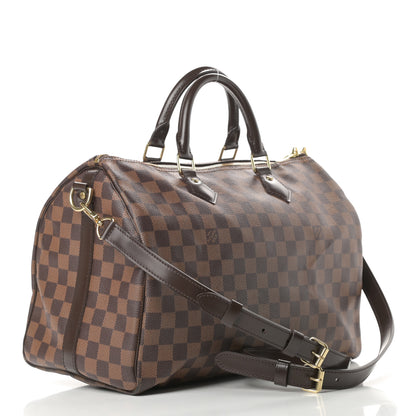 Louis Vuitton Damier Ebene Speedy Bandouliere 35 3 of 12