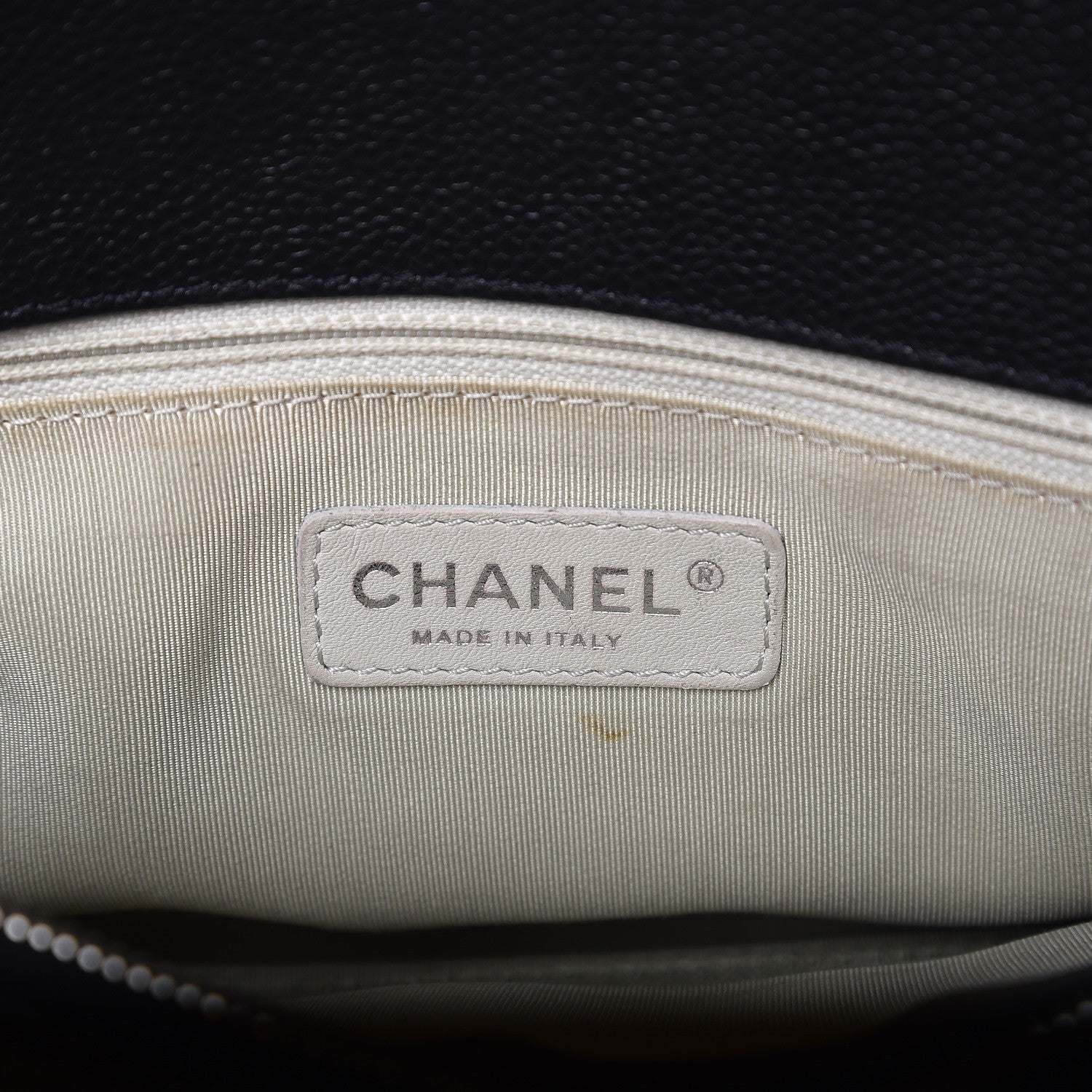 Chanel Caviar CC Timeless Tote Black 7 of 12