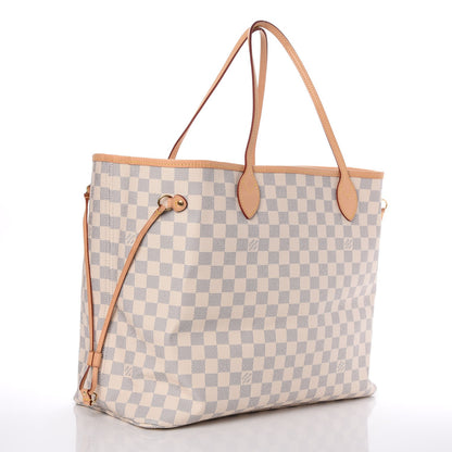Louis Vuitton Damier Azur Neo Neverfull GM Rose Ballerine 3 of 8